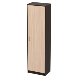 Офисный шкаф для одежды ШО-5 цвет Венге+дуб 56/37/200 см