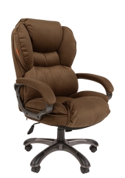 Кресло CHAIRMAN 434 home коричневое серый пластик