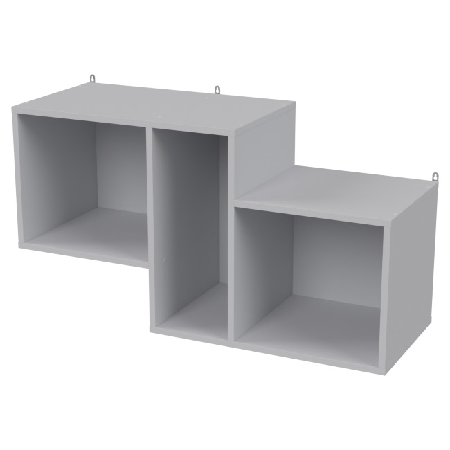 Полка навесная ПП-58 цвет Светло-серый