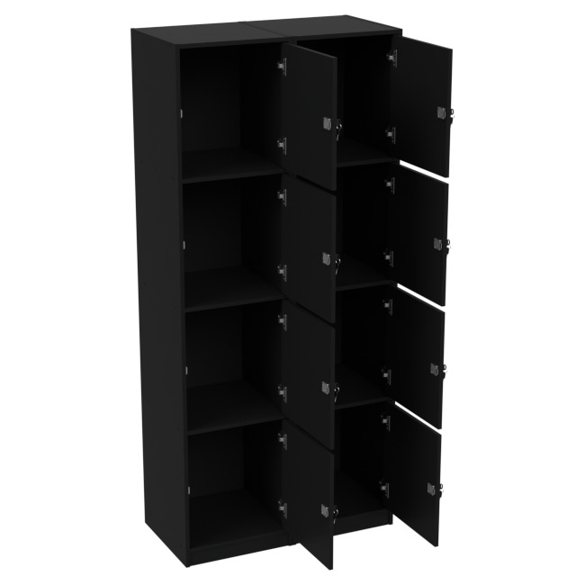 Камера хранения КХ-02 цвет Чёрный 90/45/200 см