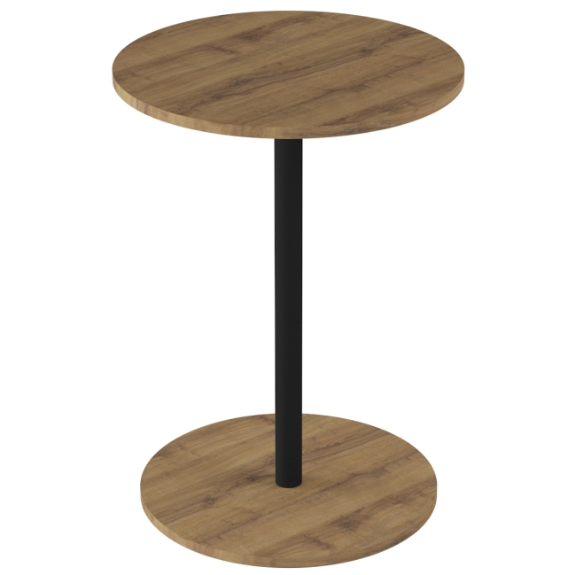 Стол журнальный Кат дуб вотан/черный