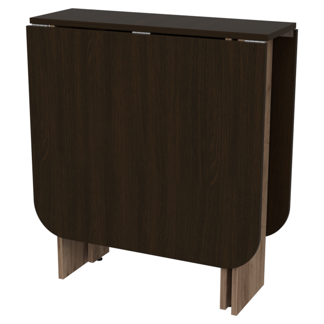 Стол-книжка СТО-140 цвет Дуб Крафт+Венге 250/1400/670/751