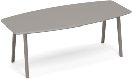 Стол для переговоров фигурный Мокко премиум METAL ТМ М1 144 МП 220/100/75,6