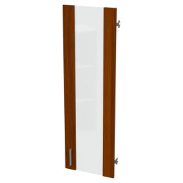 Дверь в рамке ДВ-62+С-28М Орех Итальянский стекло матовое 36,5/1,6/113,1