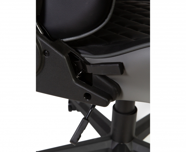 Игровое кресло Norden LOTUS ONE RF-8107B черно-серая экокожа
