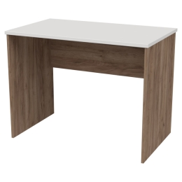 Офисный стол СТ-45 цвет Дуб Крафт+Белый 100/60/76 см