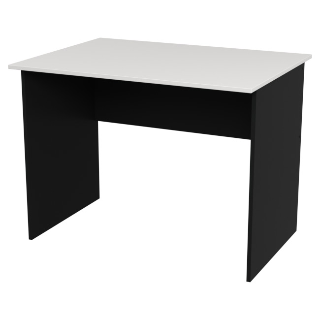Стол для офиса СТ-2 цвет Черный + Белый 100/73/75,4 см