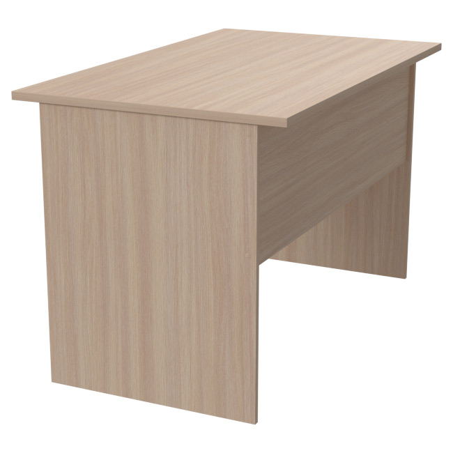Офисный стол СТ-9 цвет Дуб Молочный 120/73/76 см
