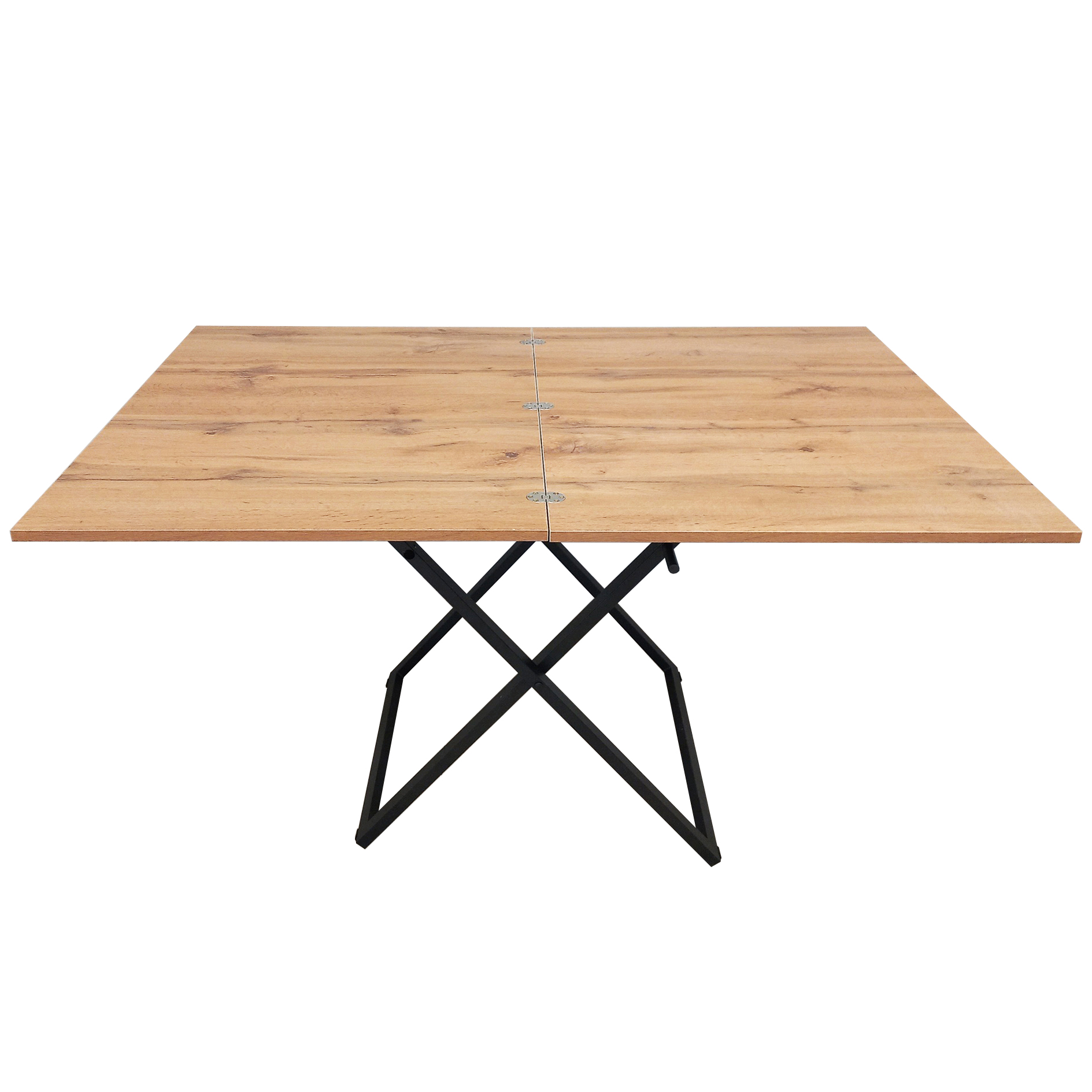 Стол-трансформер Манхэттен дуб вотан/черный