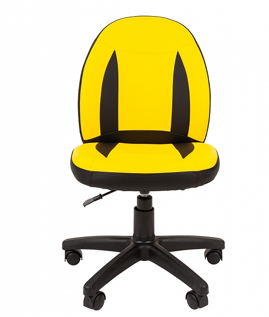Кресло детское CHAIRMAN KIDS 122 BLACK желтый