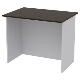 Офисный стол СТЦ-7 цвет Серый+Венге 85/60/71