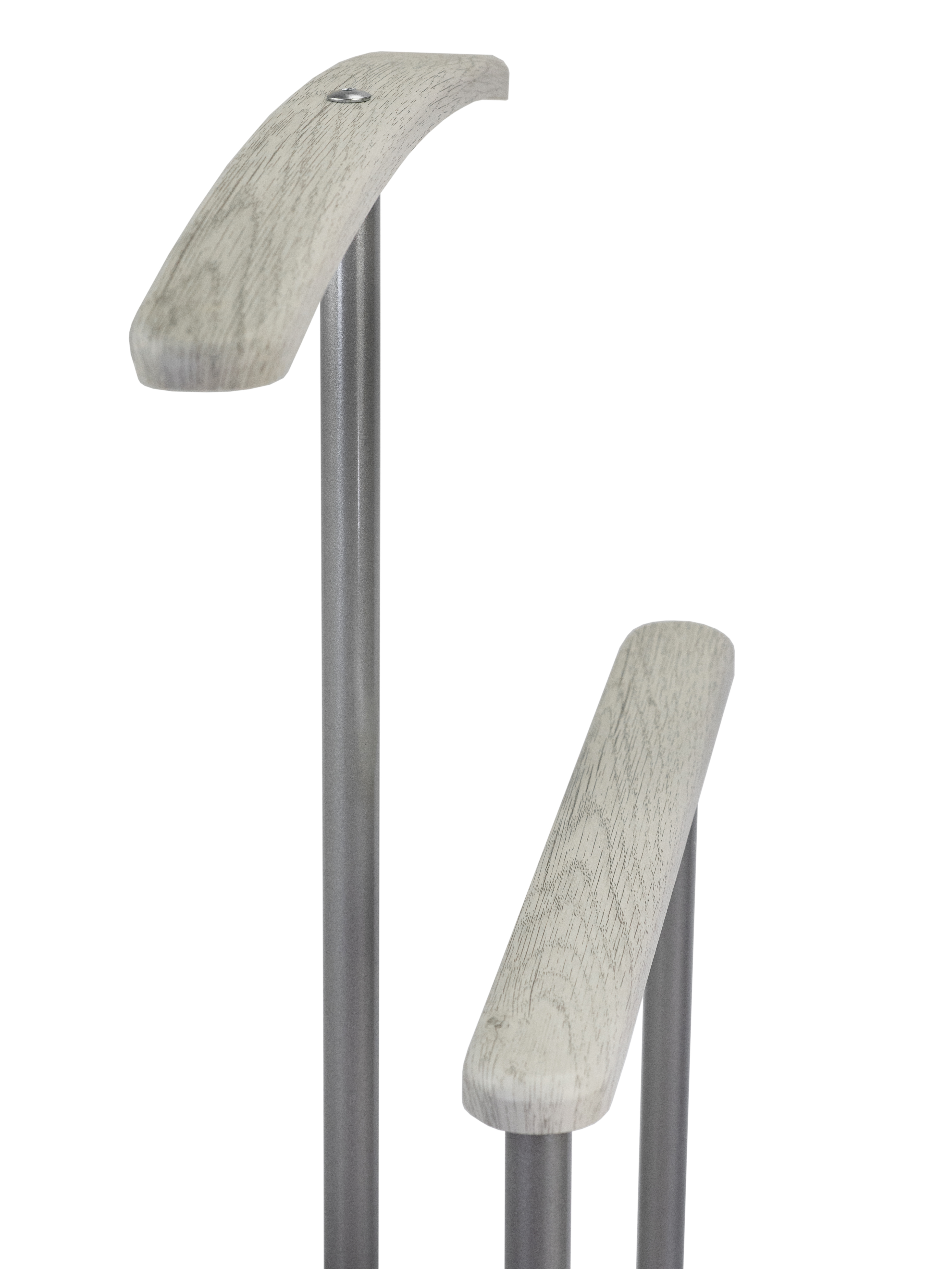 Вешалка костюмная Дэви 1 металлик/дуб дымчатый