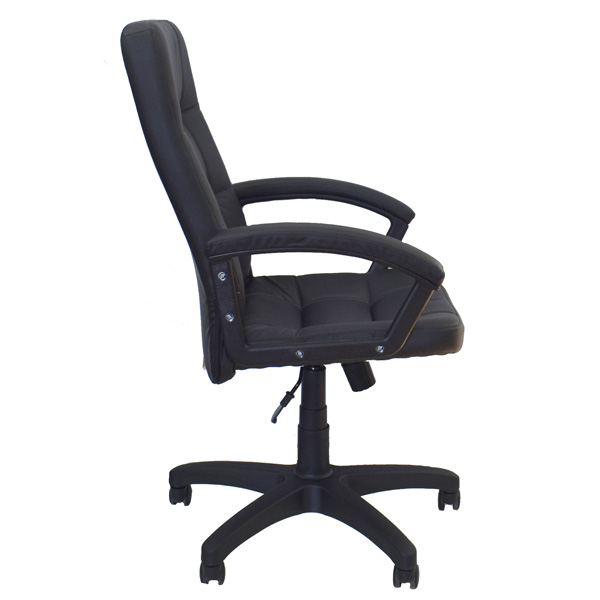 Офисное кресло КР07 экокожа черная