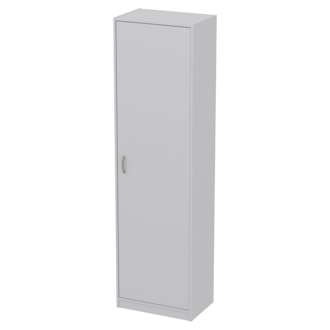 Офисный шкаф для одежды ШО-5 цвет серый 56/37/200 см