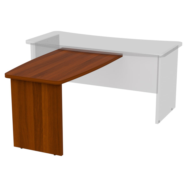 Брифинг-приставка Б-12 цвет Орех Итальянский 120/70 см