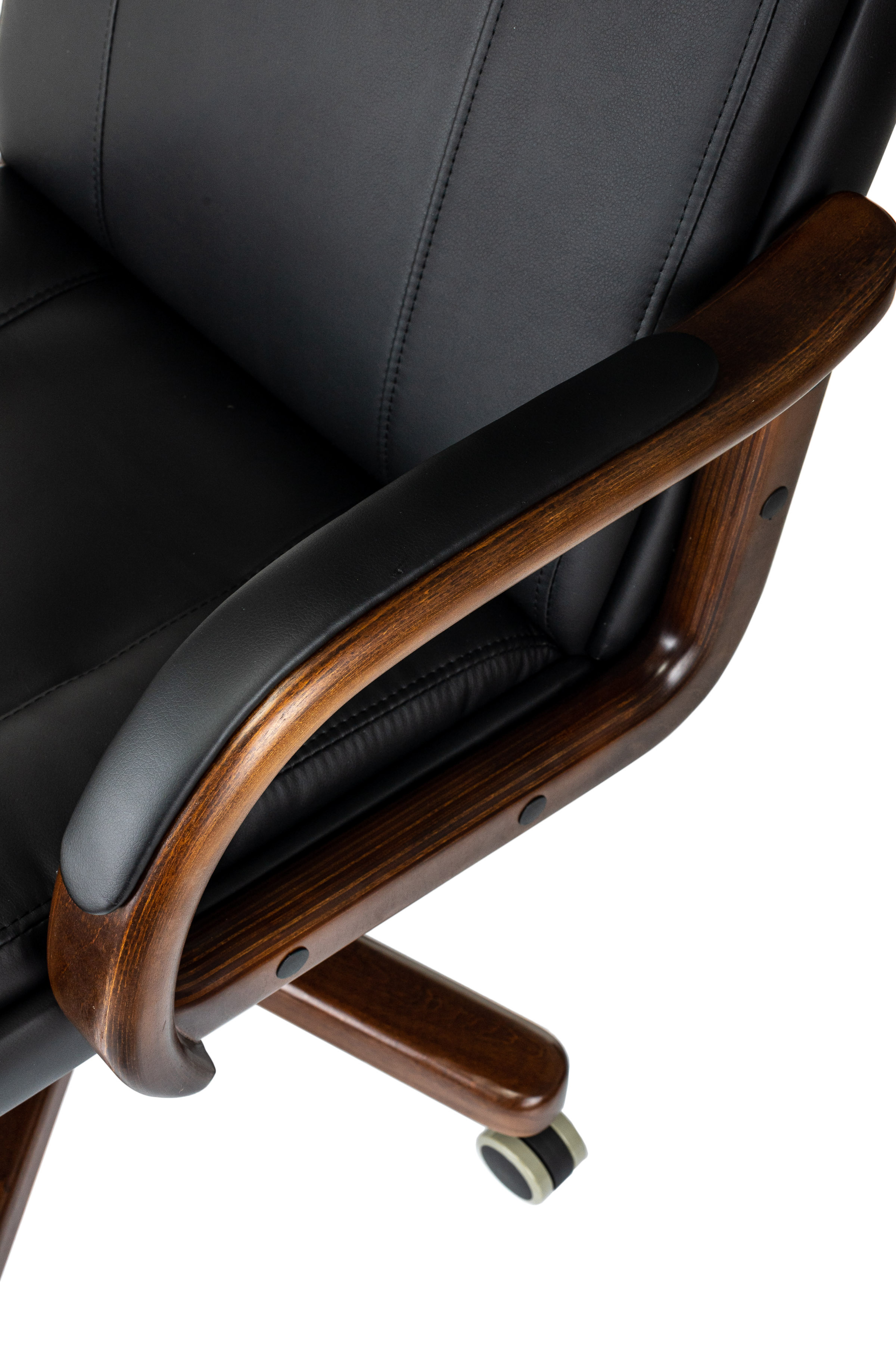 Кресло руководителя Бюрократ T-9933WALNUT/ECO-B
