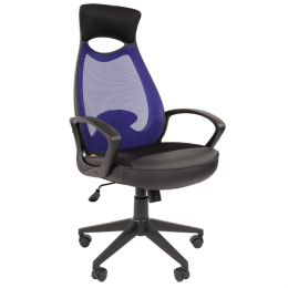 Офисное кресло премиум CHAIRMAN 840 Black TW-05
