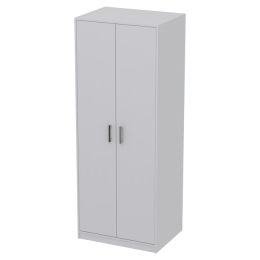 Офисный шкаф для одежды ШО-6+С-17МВ цвет Серый 77/58/200 см