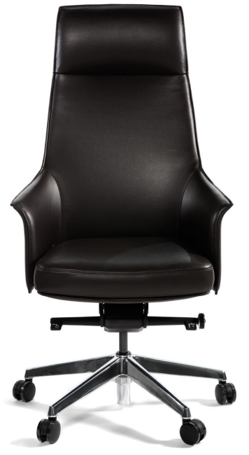 Офисное кресло Бордо brown leather