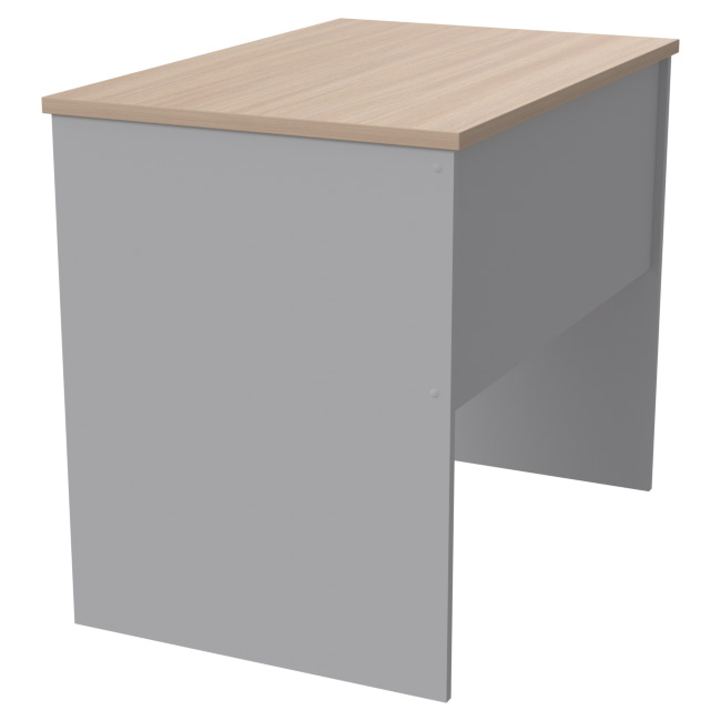 Офисный стол СТ-41 цвет Серый+Дуб 90/60/76 см