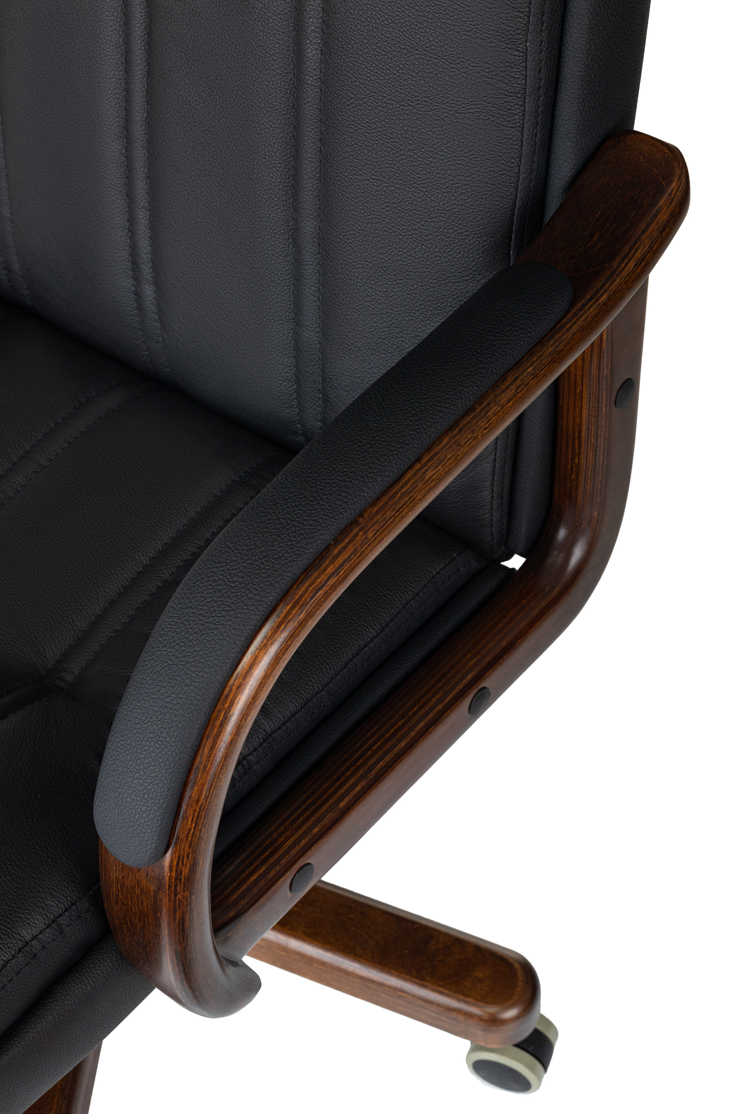 Кресло руководителя Бюрократ T-9932WALNUT/B