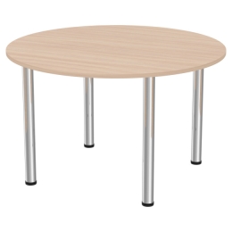 Круглый стол для переговоров СХК-13 цвет Дуб Молочный 120/120/74 см