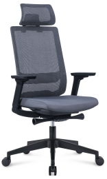 Офисное кресло Рейн черная ткань