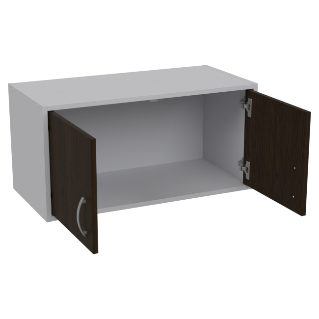 Антресоль АН-01 цвет Серый+Венге 77/37/38 см