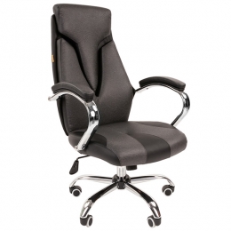 Офисное кресло премиум CHAIRMAN 901 Серый