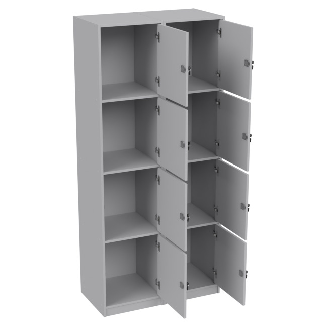 Камера хранения КХ-02 цвет Светло-серый 90/45/200 см