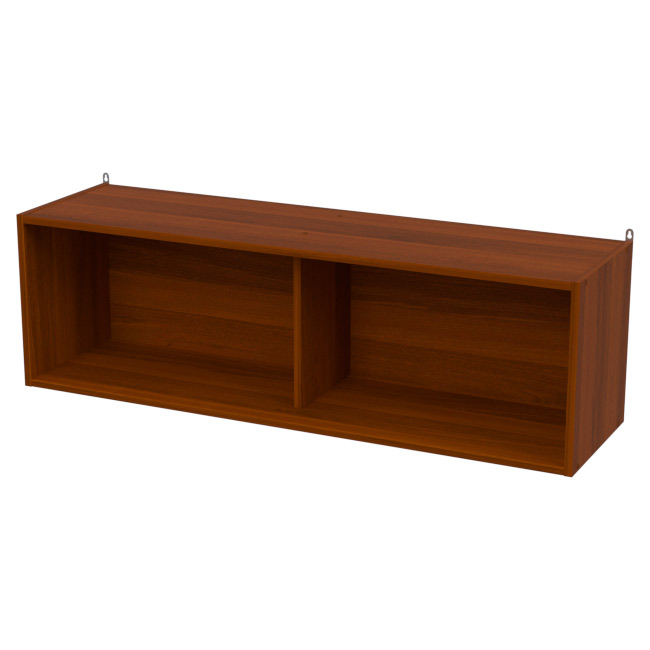 Навесная полка ПП-56 цвет Орех Итальянский 120/33/37 см