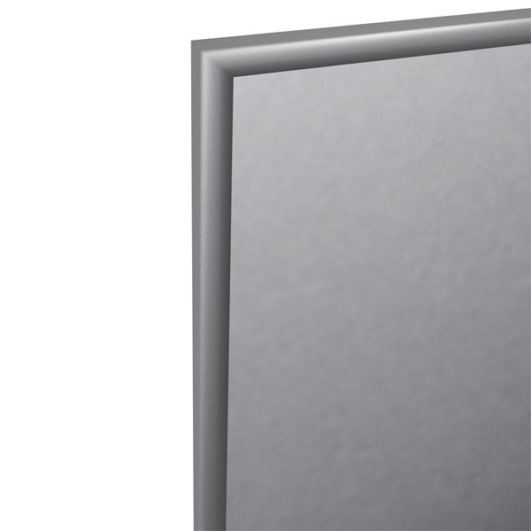 Зеркало настенное Сельетта-6 серебро/матовое