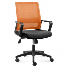 Офисное кресло эконом Бит LB Оранжевый