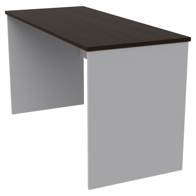 Офисный стол СТ-42 цвет Серый+Венге 140/60/76 см