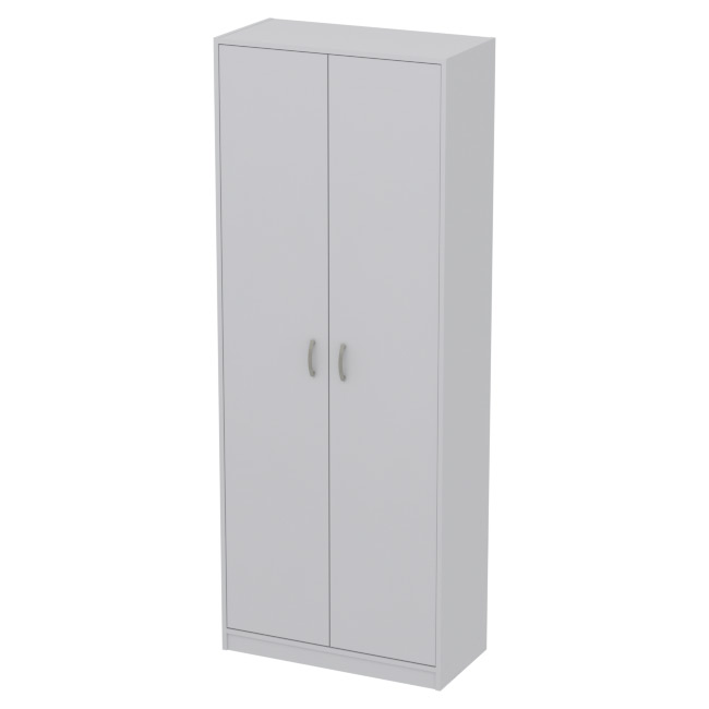 Офисный шкаф ШБ-2 цвет серый 77/37/200 см