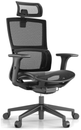 Офисное кресло Meta черная ткань