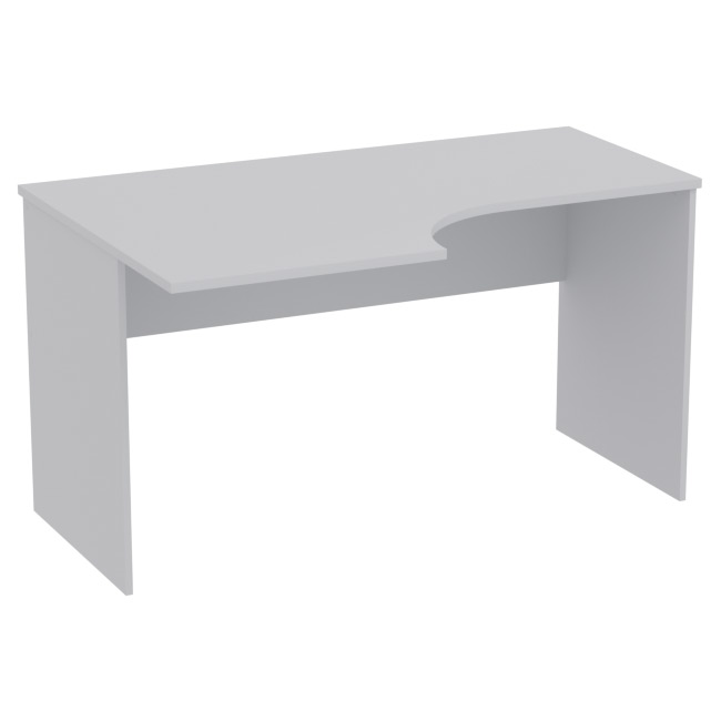 Офисный стол СТ-П цвет Серый 140/90/76 см