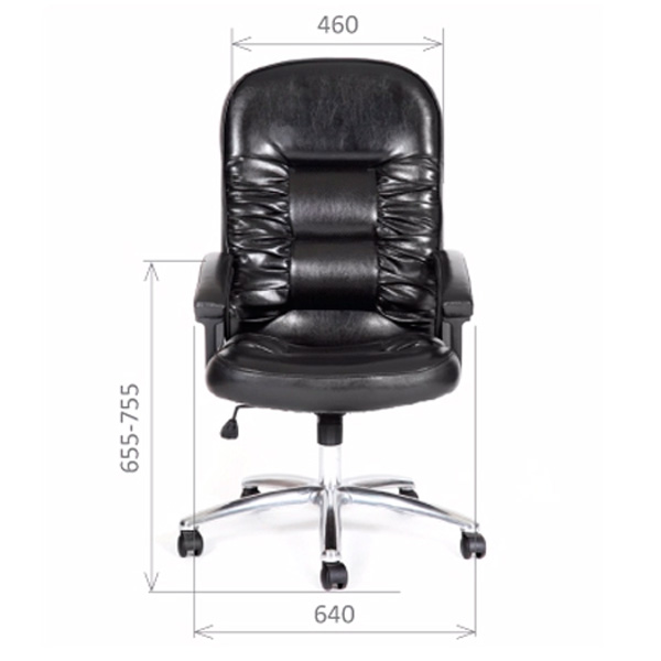 Офисное кресло для руководителя CHAIRMAN 418 кожа