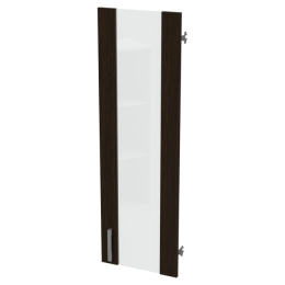 Дверь в рамке ДВ-62+С-17М Венге стекло матовое 36,5/1,6/113,1