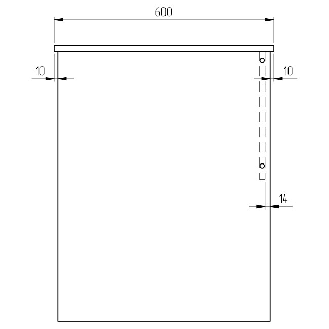Стол приставной СТ-1 Серый-Черный 100/60/75,4 см