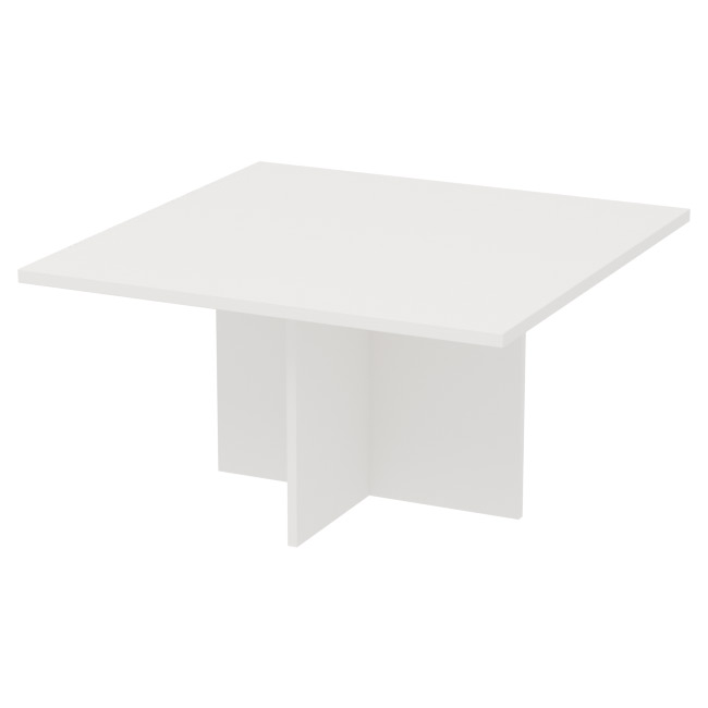 Журнальный стол белого цвета СТК-15 80/80/43 см