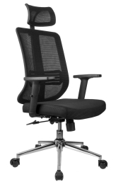 Кресло офисное RIVA A663 Чёрный