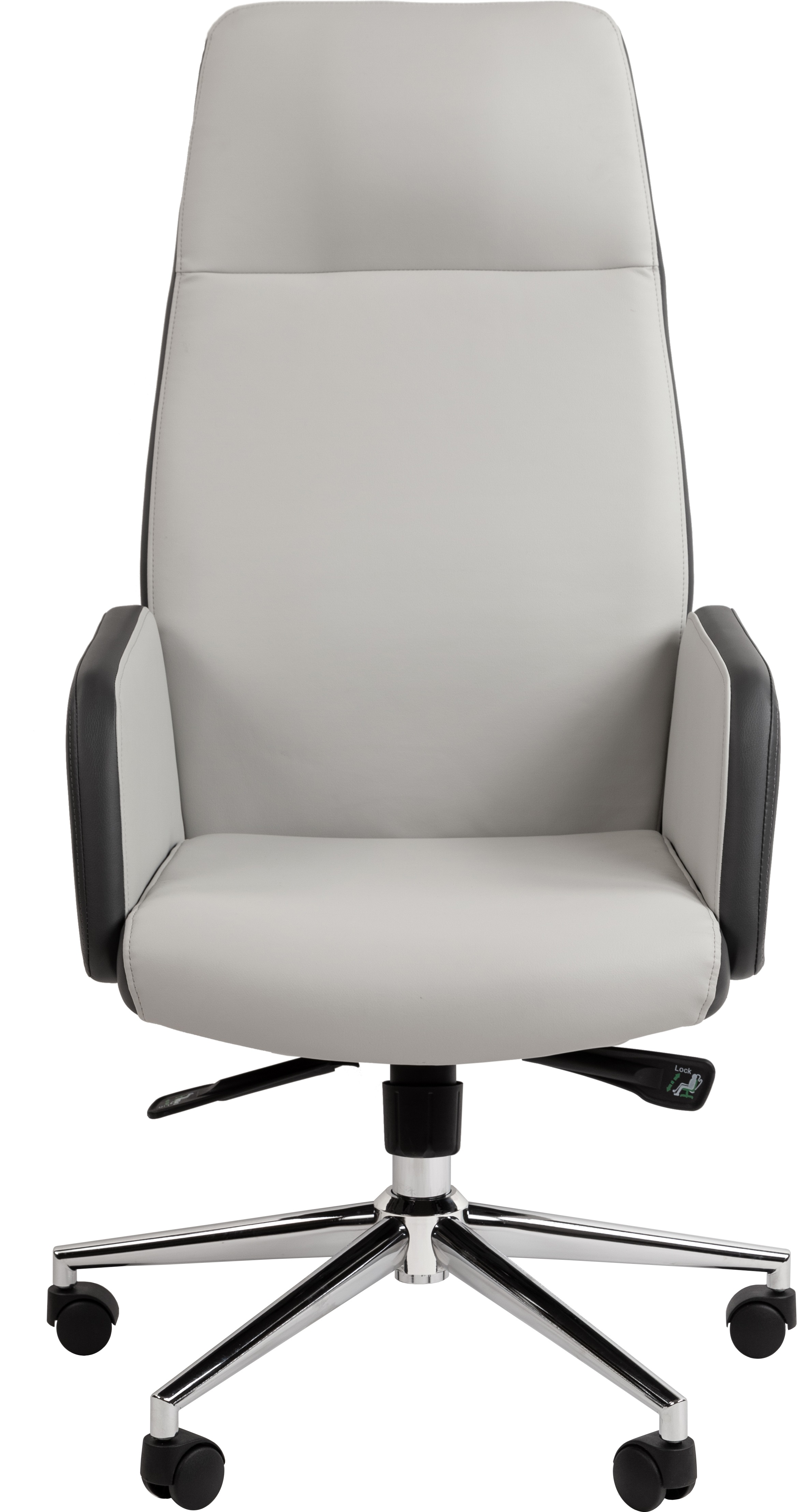 Офисное кресло CHAIRMAN 929 экокожа светло-серый