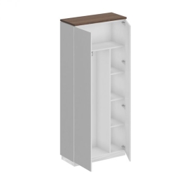 Шкаф для одежды с дополнением СИ 306 Дуб Гладстоун-Белый