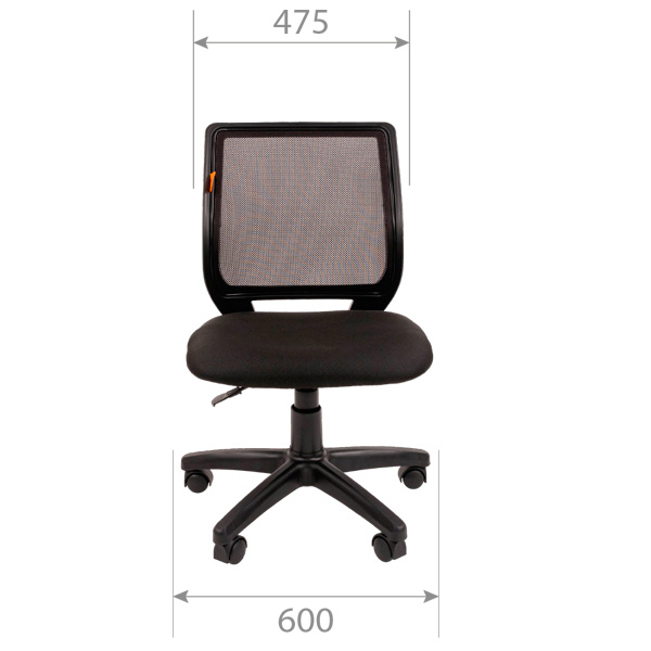 Компьютерное кресло CHAIRMAN 699 б/п Оранжевое