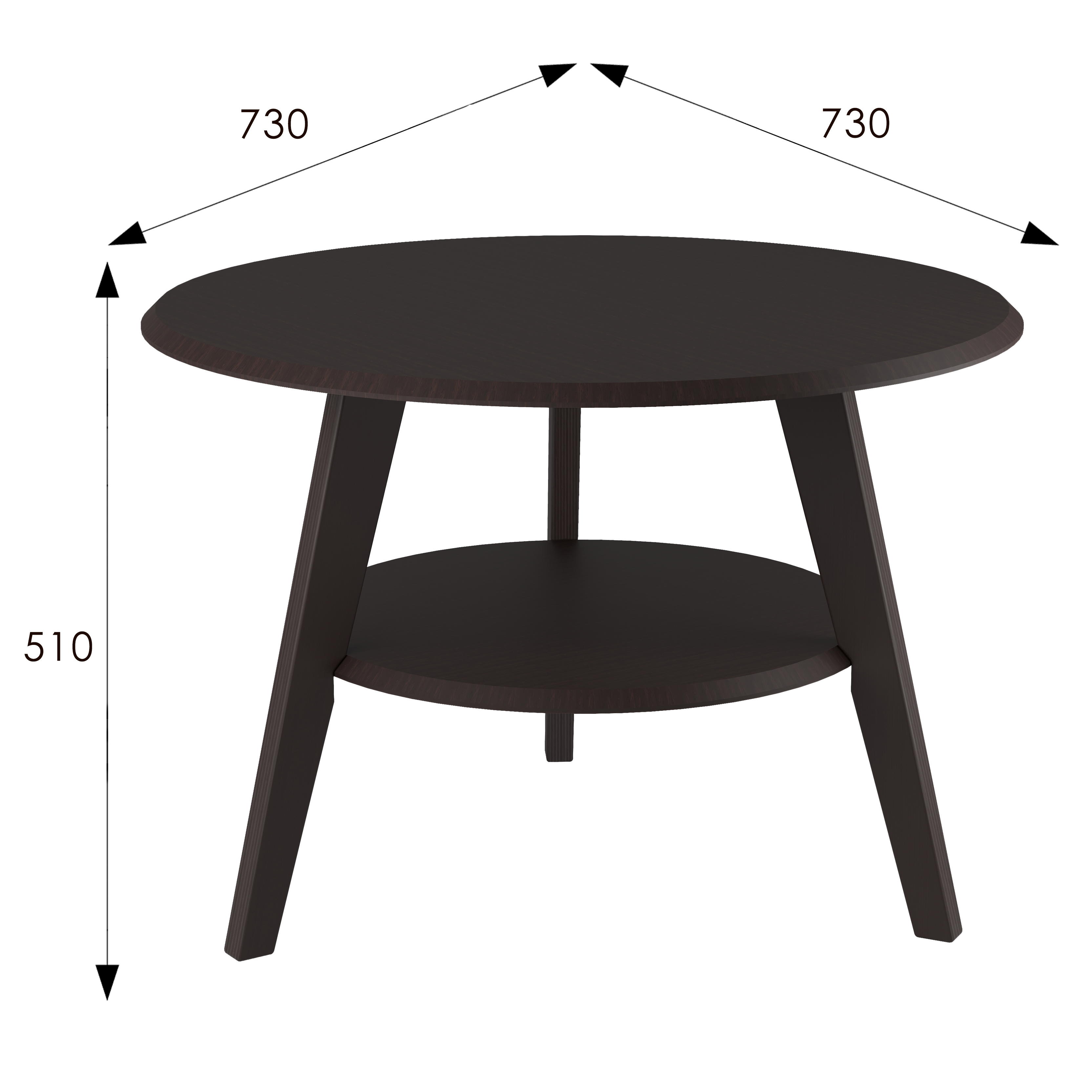 Стол журнальный BeautyStyle 17 венге/венге
