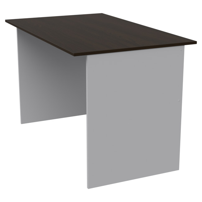 Офисный стол СТ-4 цвет Серый+Венге 120/73/75,4 см