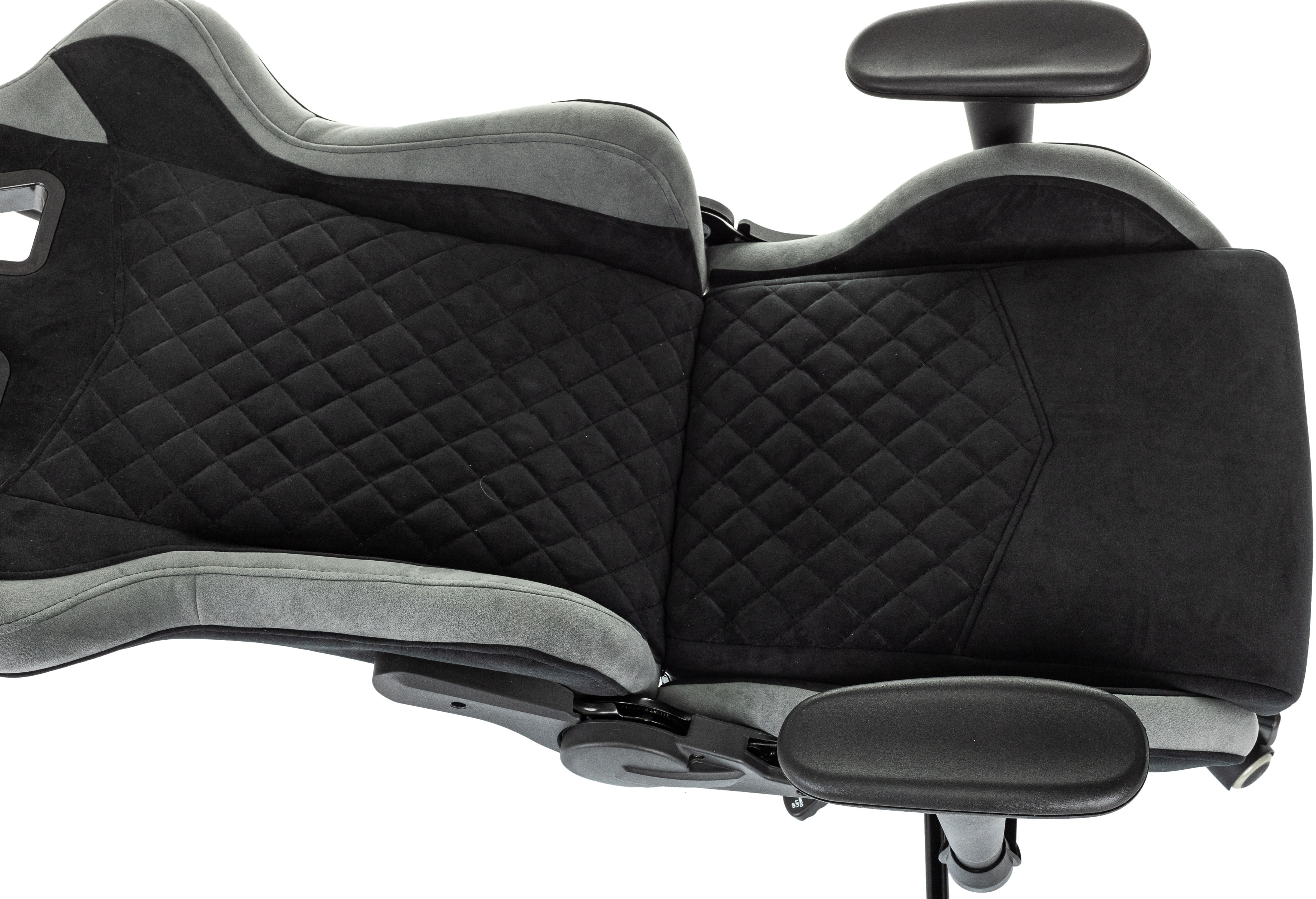 Кресло игровое Knight Regal Fabric черный/серый