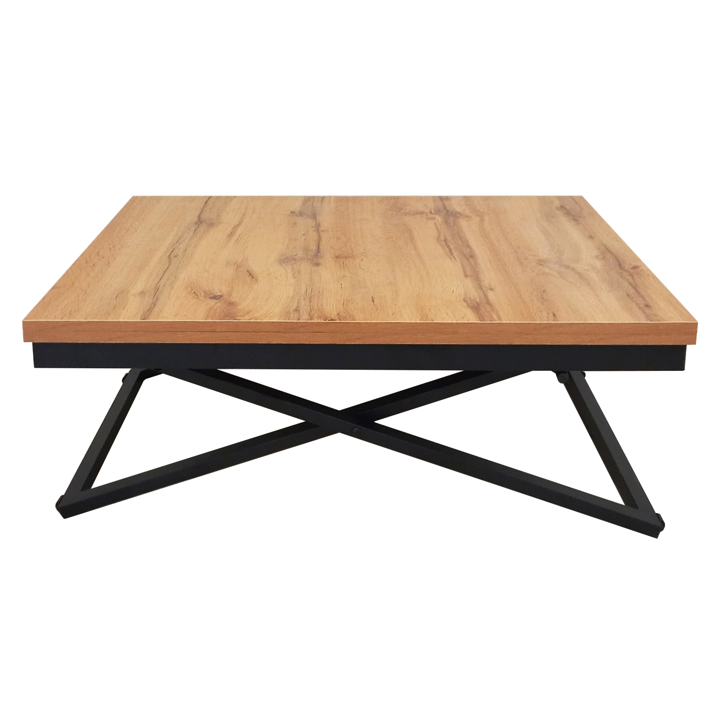 Стол-трансформер Манхэттен дуб вотан/черный