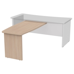 Брифинг-приставка Б-14 цвет Дуб Молочный 140/70 см Дуб Молочный